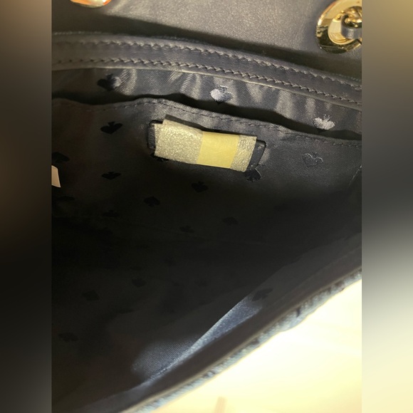 Sold‼️Kate Spade Emelyn Quilted Denim Shoulder Crossbody - Picture 9 of 10